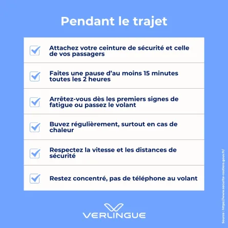 pendant le trajet prévention