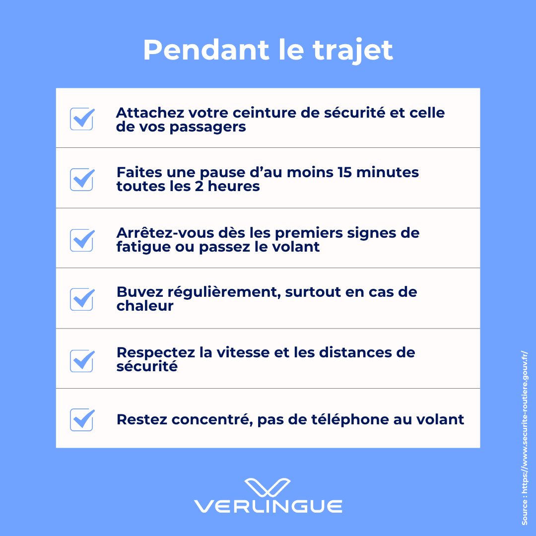 pendant le trajet prévention