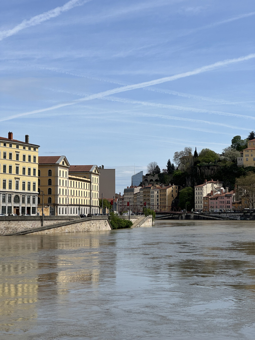 Quais de Saône en crue